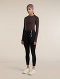 Women's Merino Blend 260 ZoneKnit™ Seamless Long Sleeve Crewe Thermal Top Bittersweet - 4