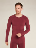 Men’s Merino Blend 260 ZoneKnit™ Seamless  Long Sleeve Crew Thermal Top Port - 1