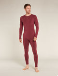 Men’s Merino Blend 260 ZoneKnit™ Seamless  Long Sleeve Crew Thermal Top Port - 5