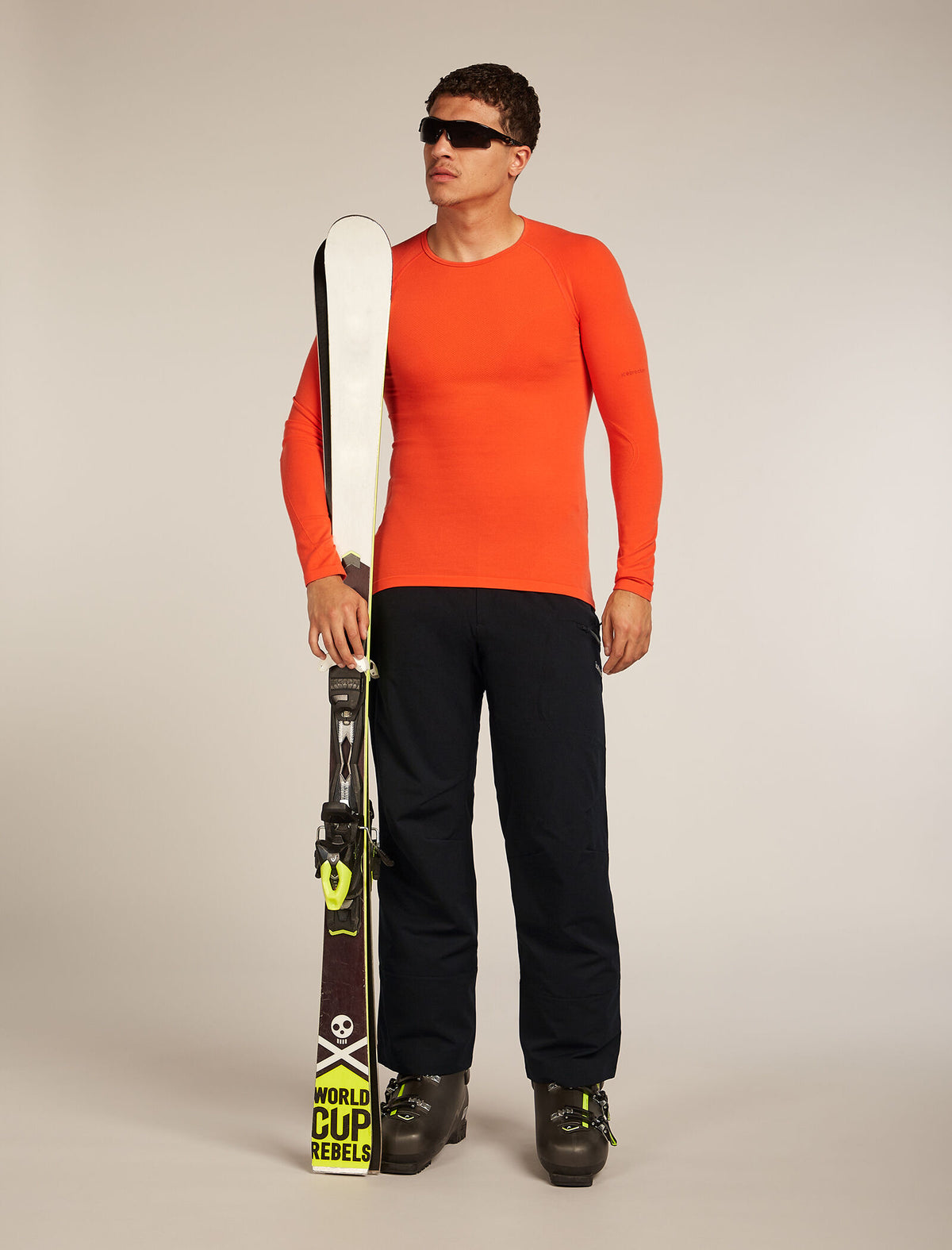 Men’s Merino Blend 260 ZoneKnit™ Seamless  Long Sleeve Crew Thermal Top Fervid - 4
