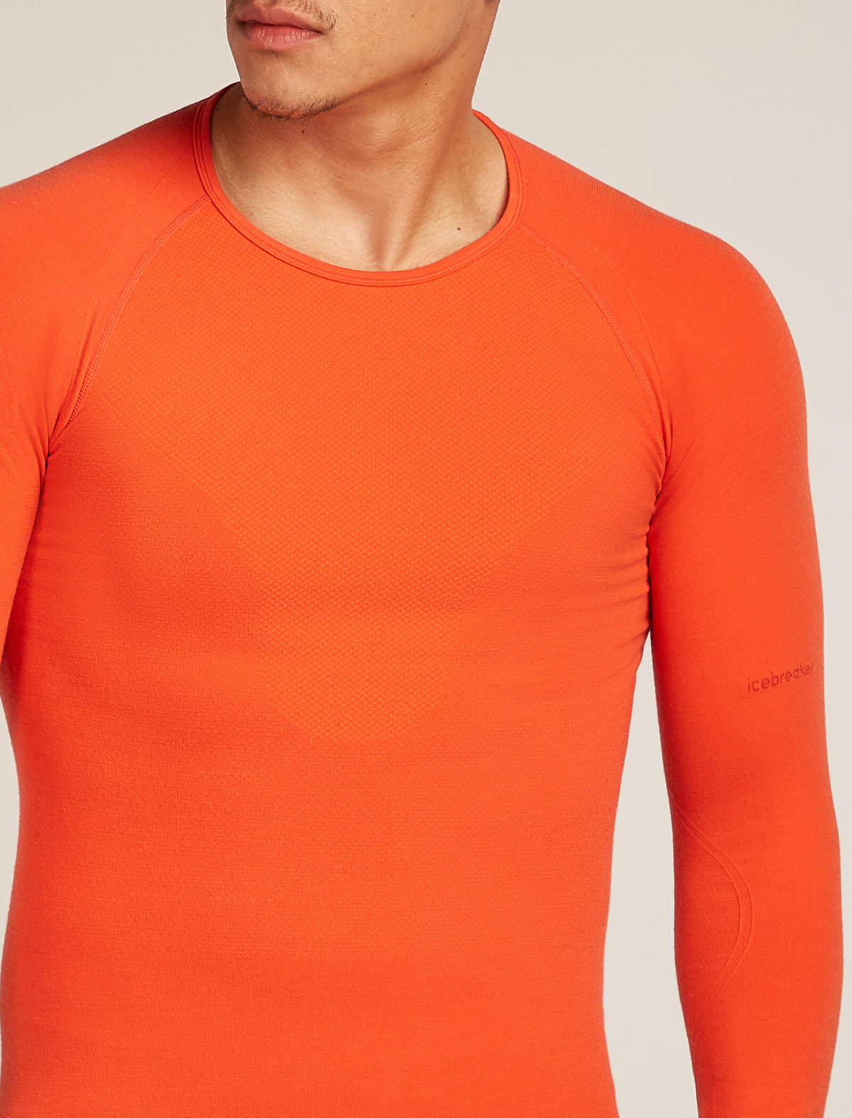 Men’s Merino Blend 260 ZoneKnit™ Seamless  Long Sleeve Crew Thermal Top Fervid - 7