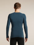 Men's Merino Blend 260 ZoneKnit™ Seamless Long Sleeve Crewe Thermal Top Abyss - 2