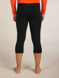 Men’s Merino Blend 260 ZoneKnit™ Seamless 18" 3/4 Tights Black - 2