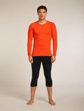 Men’s Merino Blend 260 ZoneKnit™ Seamless 18" 3/4 Tights Black - 3