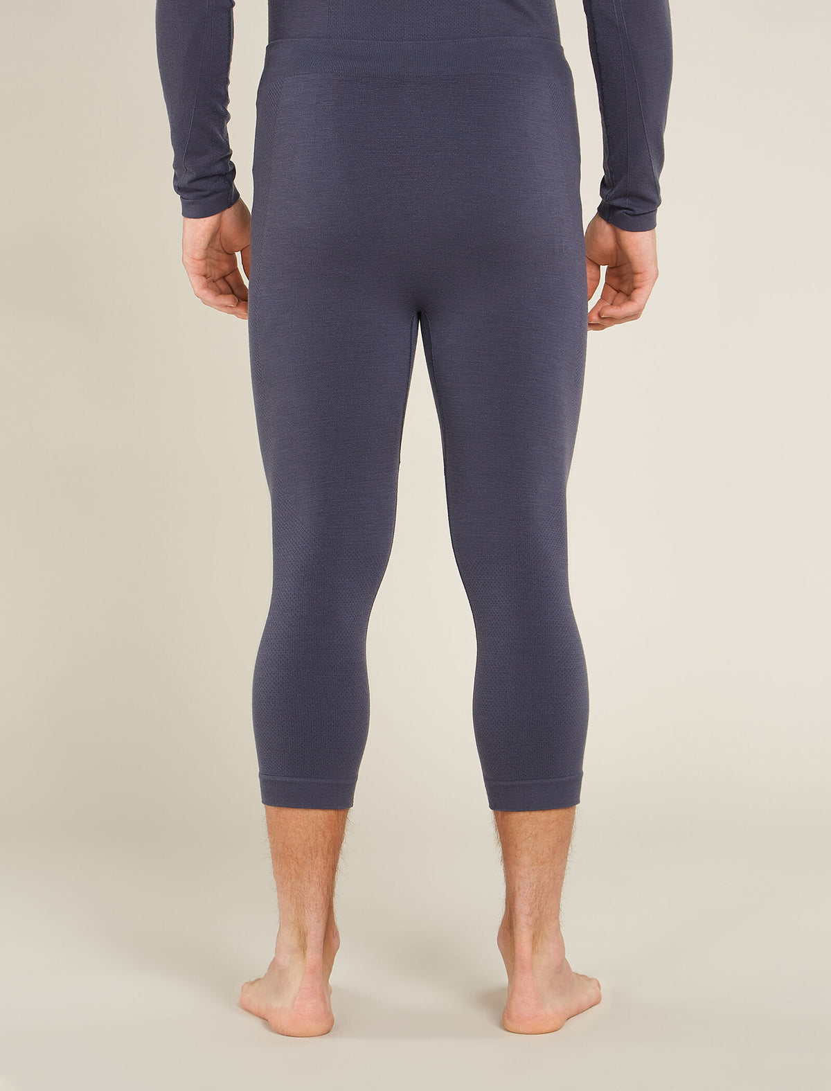 Men’s Merino Blend 260 ZoneKnit™ Seamless 18" 3/4 Tights Graphite - 2