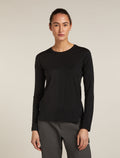 150 MerinoFine™ Ace Long Sleeve T-Shirt Black - 1