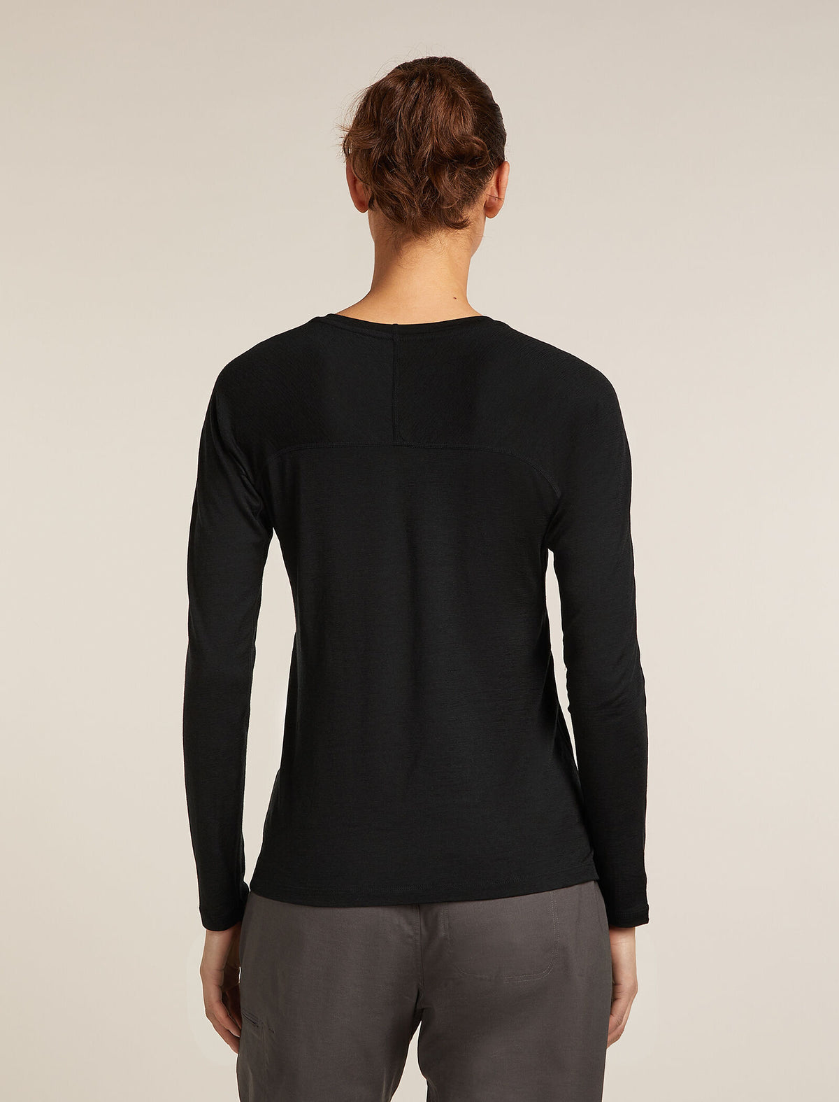 150 MerinoFine™ Ace Long Sleeve T-Shirt Black - 2