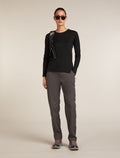 150 MerinoFine™ Ace Long Sleeve T-Shirt Black - 4