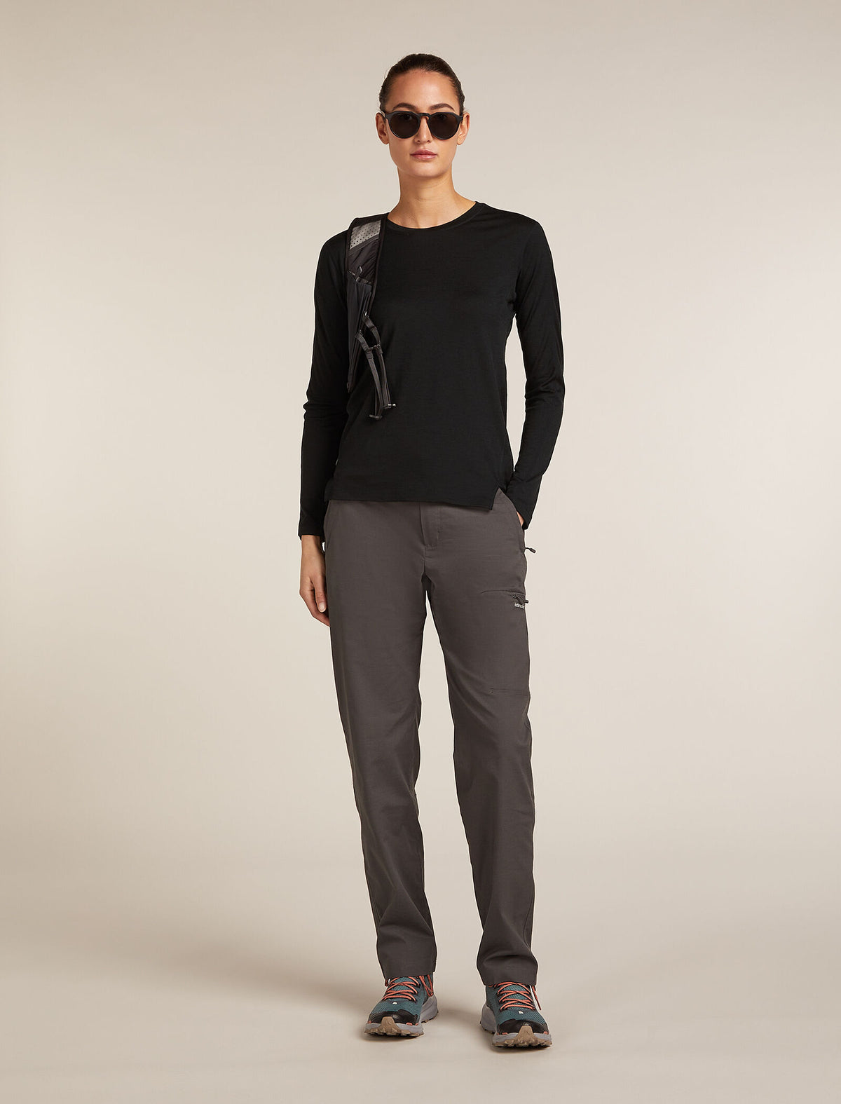 150 MerinoFine™ Ace Long Sleeve T-Shirt Black - 4