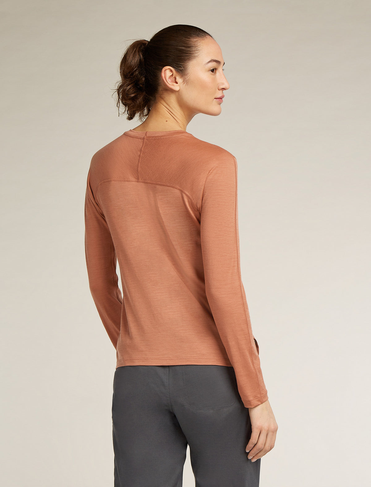 Women’s 150 MerinoFine™ Ace long sleeve T-Shirt CEDAR WOOD Cedar Wood - 2