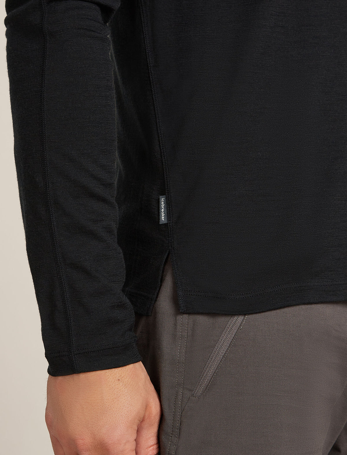 150 MerinoFine™ Ace Long Sleeve T-Shirt Black - 5