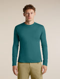Men's 150 MerinoFine™  Ace Long Sleeve T Shirt UPF Tidal Teal - 1