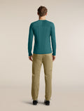 Men's 150 MerinoFine™  Ace Long Sleeve T Shirt UPF Tidal Teal - 7