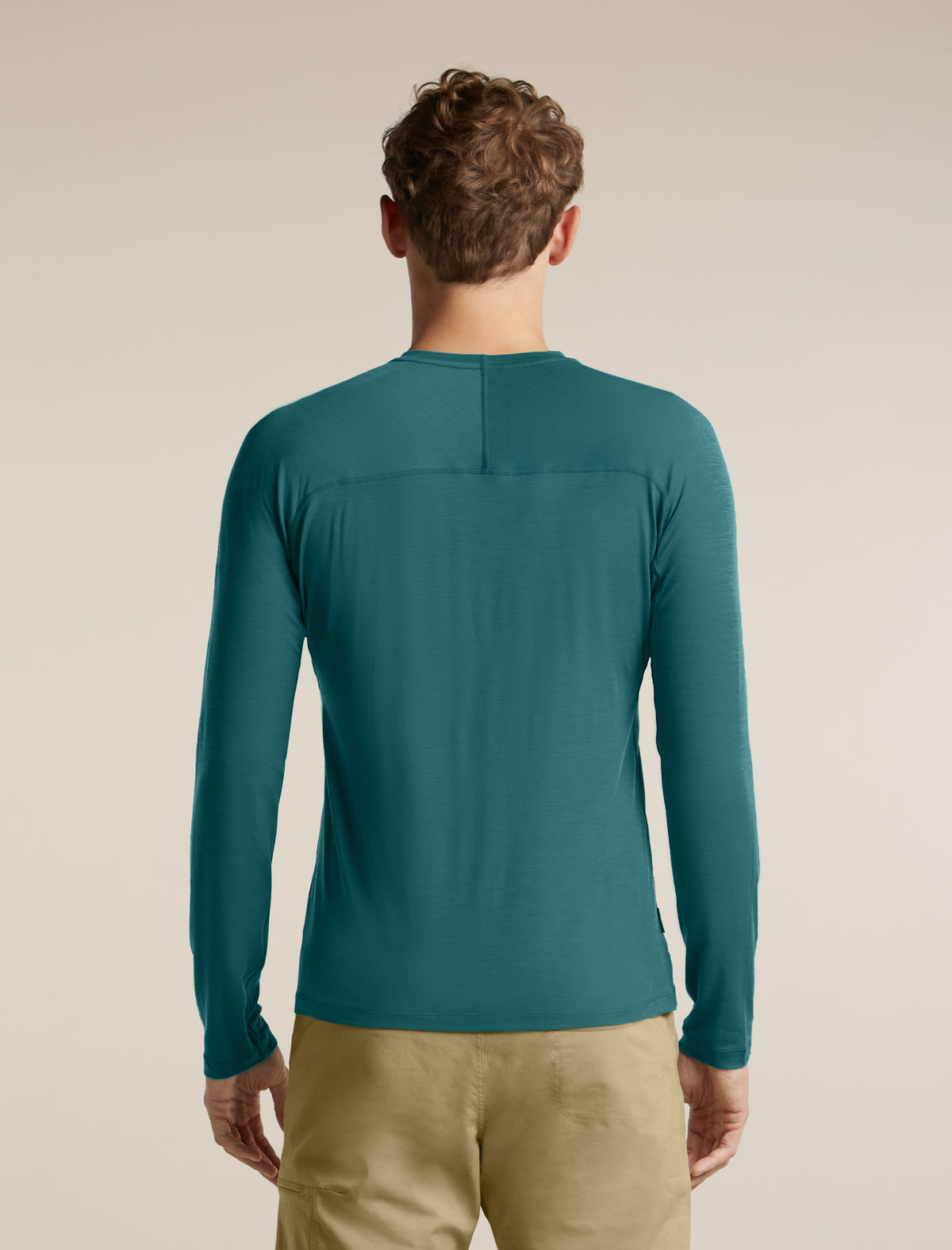 Men's 150 MerinoFine™  Ace Long Sleeve T Shirt UPF Tidal Teal - 2