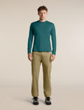 Men's 150 MerinoFine™  Ace Long Sleeve T Shirt UPF Tidal Teal - 3