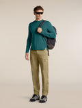 Men's 150 MerinoFine™  Ace Long Sleeve T Shirt UPF Tidal Teal - 4
