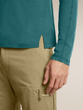 Men's 150 MerinoFine™  Ace Long Sleeve T Shirt UPF Tidal Teal - 6