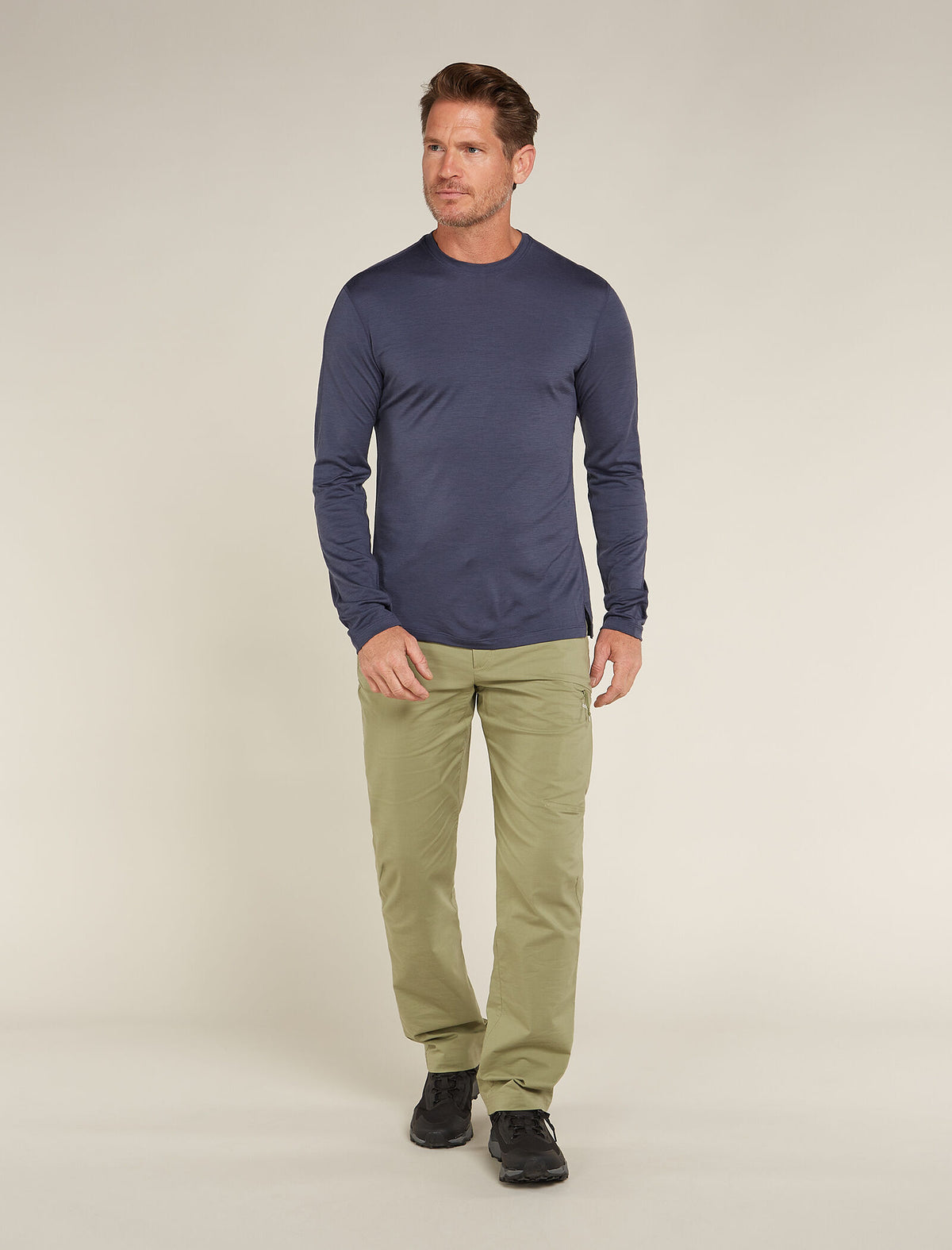 Men’s Merino 150 Ace Long Sleeve T-Shirt Graphite - 3