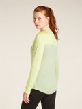 Women’s Merino Blend 125 Cool-Lite™ Sphere Long Sleeve T-Shirt Colour Block Ashen/citrine - 2