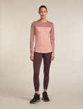 Women’s Merino Blend 125 Cool-Lite™ Sphere Long Sleeve T-Shirt Colour Block Blush/Summit - 3