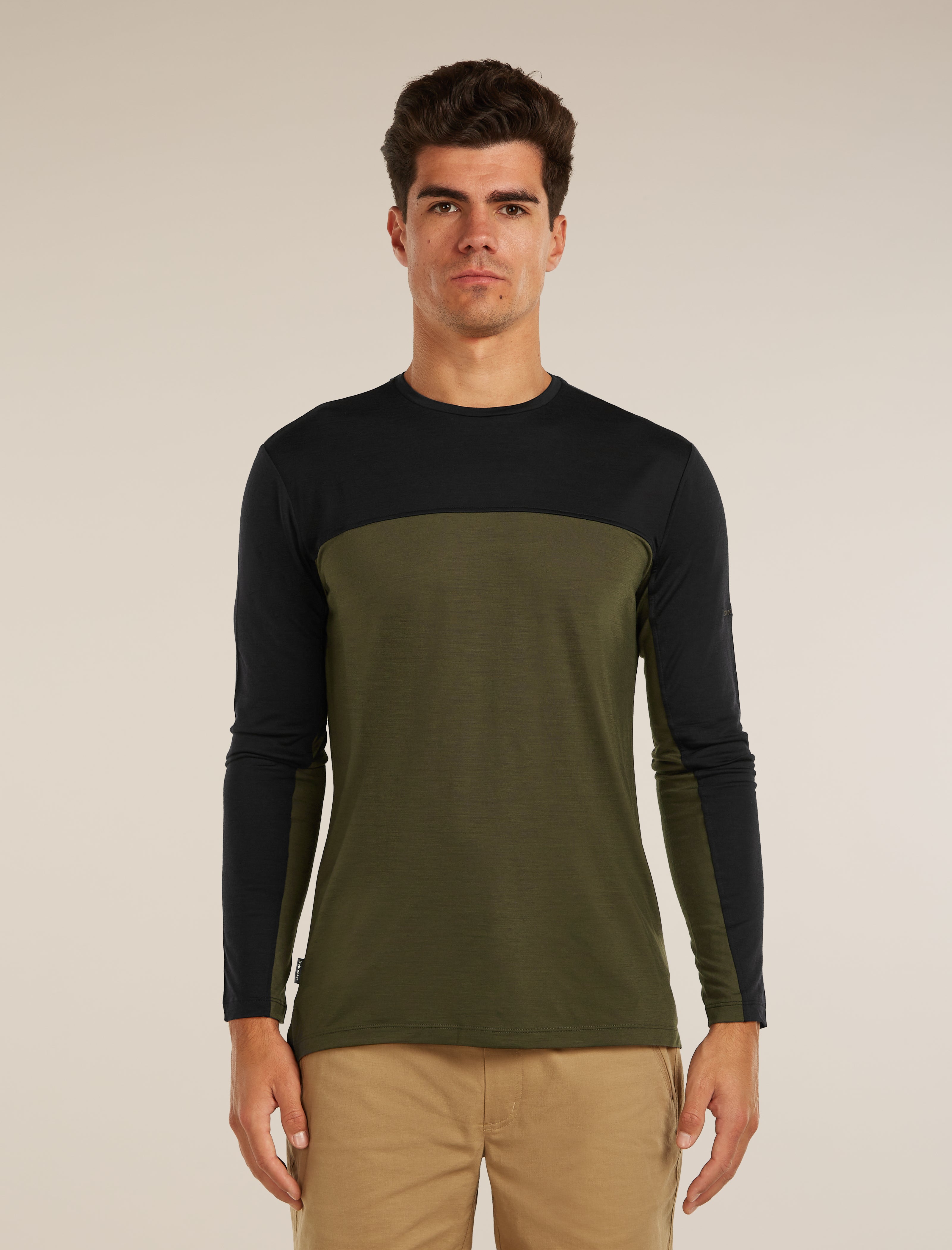 トップス Merino Basic Long Sleeve Tee Sunlit Mead Men's Merino Blend 125 Cool-Lite™ Sphere Long Sleeve T-Shirt Colour Bl