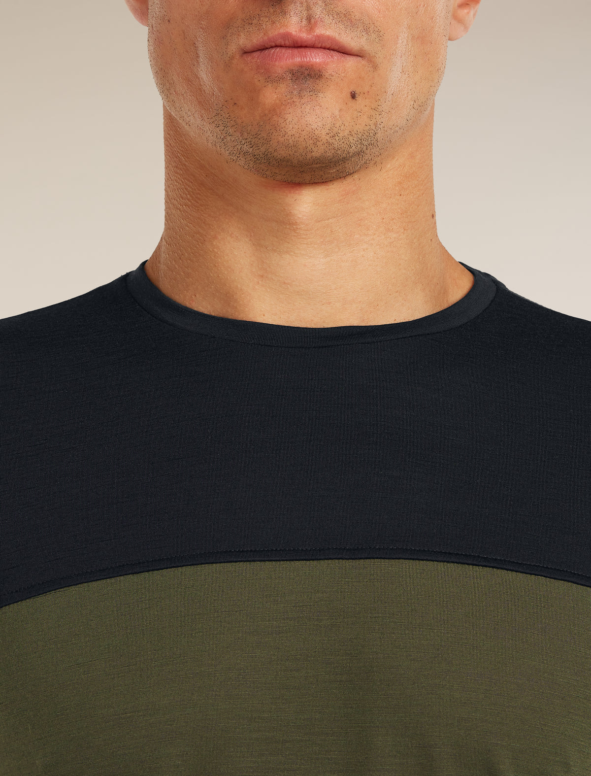 Men’s Merino Blend 125 Cool-Lite™ Sphere Long Sleeve T-Shirt Colour Block Dk loden/Black - 6