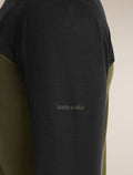 Men’s Merino Blend 125 Cool-Lite™ Sphere Long Sleeve T-Shirt Colour Block Dk loden/Black - 5