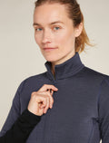 Women’s Merino 400 RealFleece™ Descender Long Sleeve Zip Jacket Graphite/Black - 7