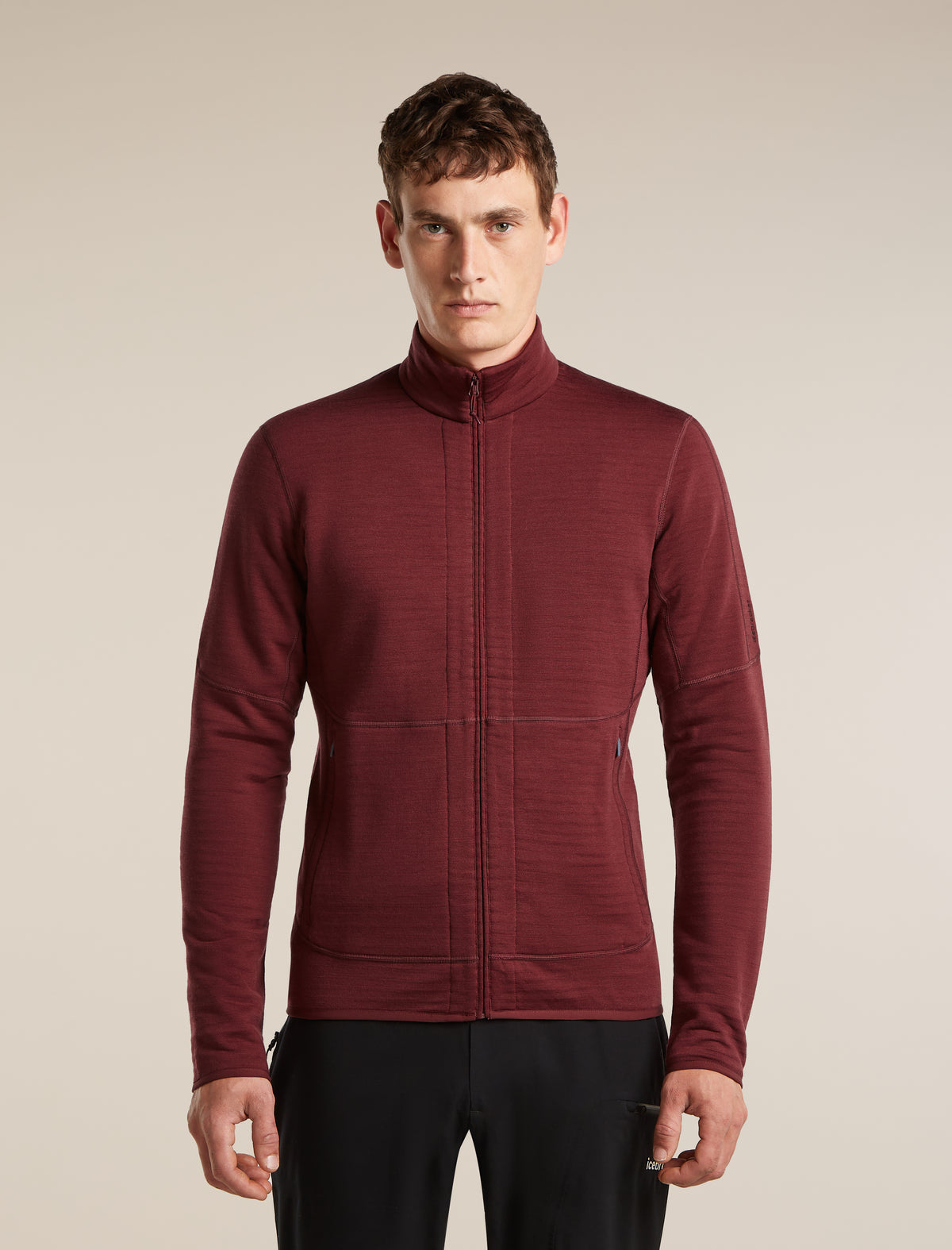 Men's Merino 400 RealFleece™  Descender Long Sleeve Zip Port - 1