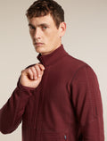 Men's Merino 400 RealFleece™  Descender Long Sleeve Zip Port - 6