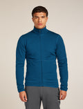 Men’s Merino 400 RealFleece™ Descender Long Sleeve Zip Jacket Atlantis - 1