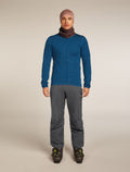 Men’s Merino 400 RealFleece™ Descender Long Sleeve Zip Jacket Atlantis - 4