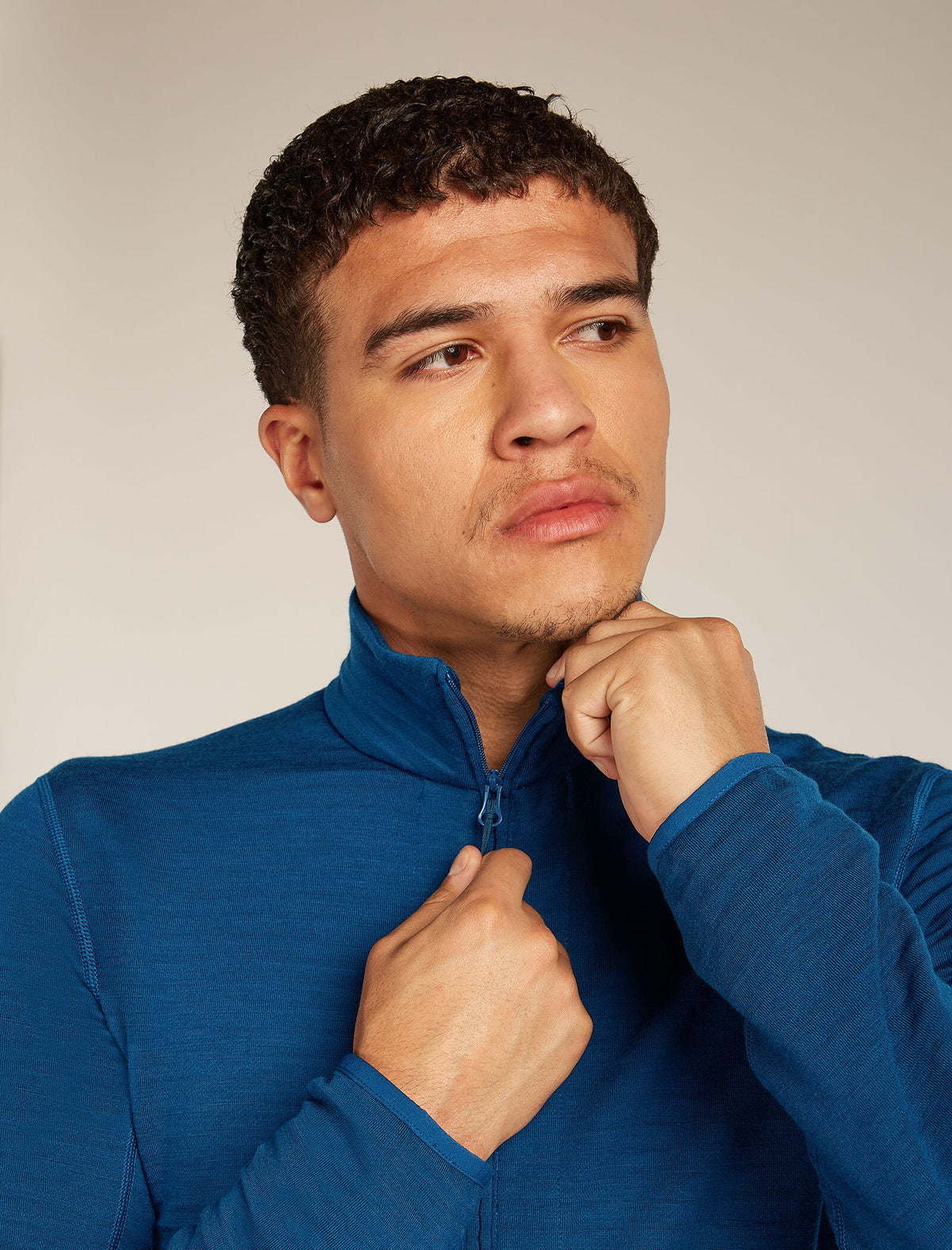 Men’s Merino 400 RealFleece™ Descender Long Sleeve Zip Jacket Atlantis - 6
