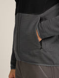 Men’s Merino 400 RealFleece™ Descender Long Sleeve Zip Jacket Black/Obsidian - 7