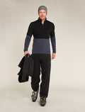 Men’s Merino 400 RealFleece™ Descender Long Sleeve Zip Jacket Black/Graphite - 7