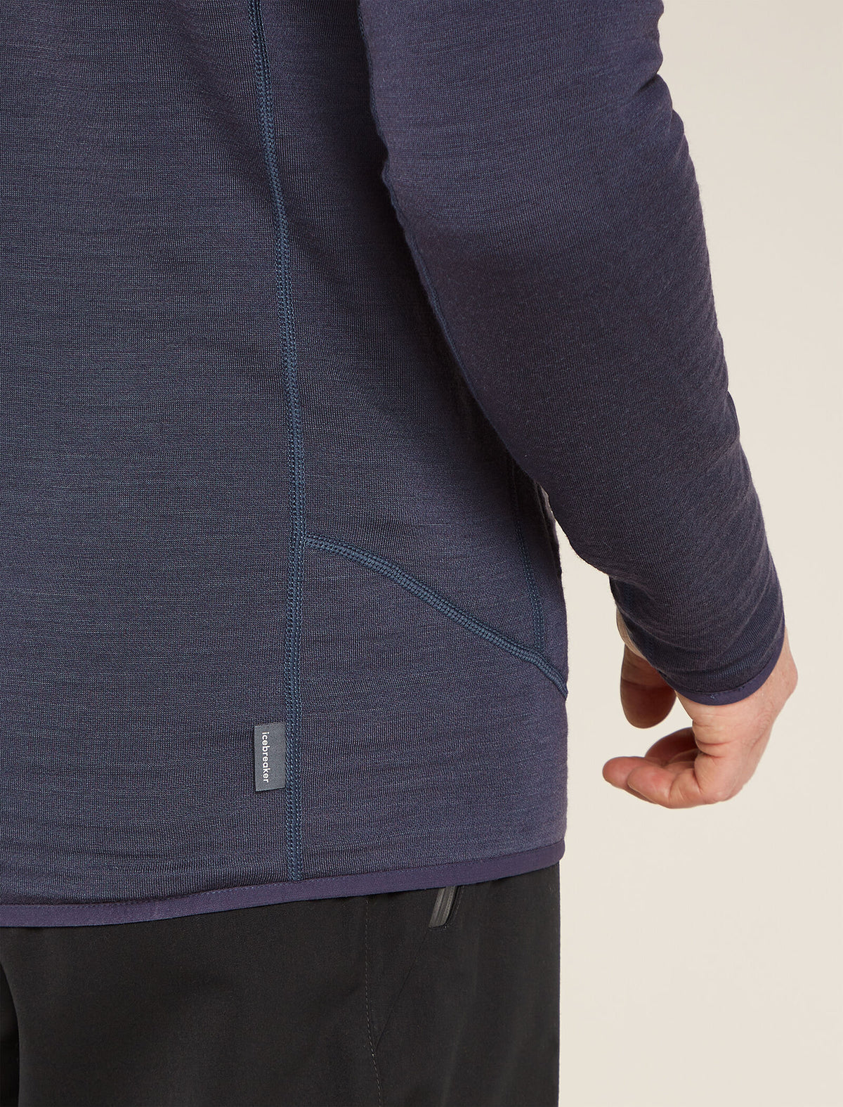 Men’s Merino 400 RealFleece™ Descender Long Sleeve Zip Jacket Black/Graphite - 7