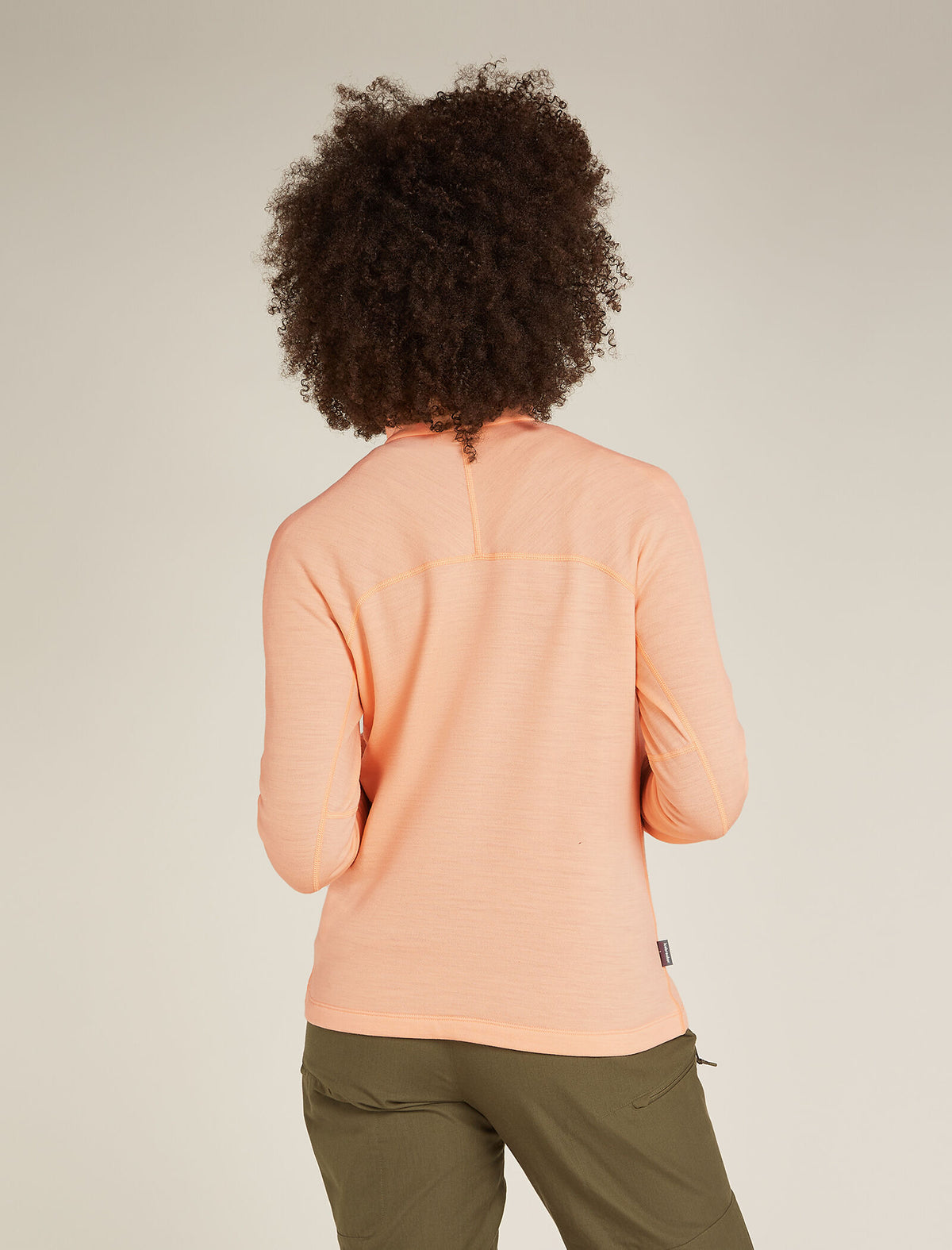 Women’s Merino 360 Realfleece™ Elemental Long Sleeve Half Zip Top Sunstone - 2