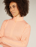 Women’s Merino 360 Realfleece™ Elemental Long Sleeve Half Zip Top Sunstone - 10