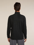 Men’s Merino 360 Realfleece™ Elemental Long Sleeve Half Zip Top Black - 3