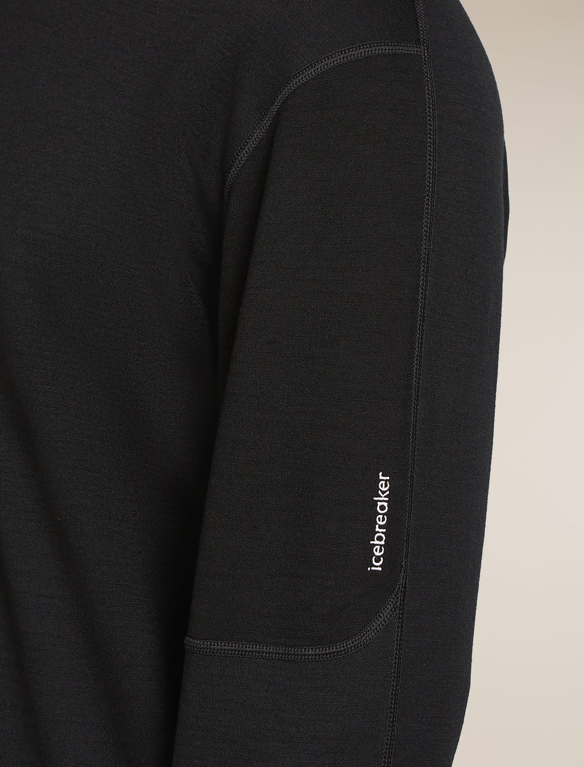 Men’s Merino 360 Realfleece™ Elemental Long Sleeve Half Zip Top Black - 10