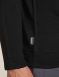 Men’s Merino 360 Realfleece™ Elemental Long Sleeve Half Zip Top Black - 12