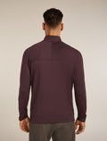 Men’s Merino 360 Realfleece™ Elemental Long Sleeve Half Zip Top Java - 2