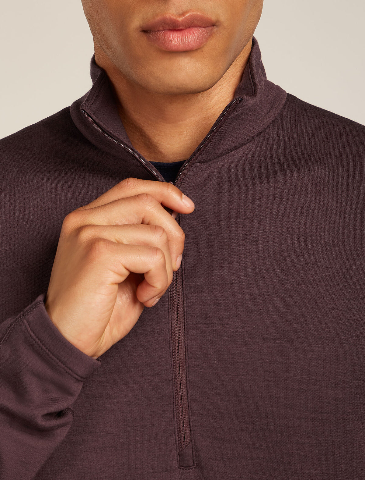 Men’s Merino 360 Realfleece™ Elemental Long Sleeve Half Zip Top Java - 6