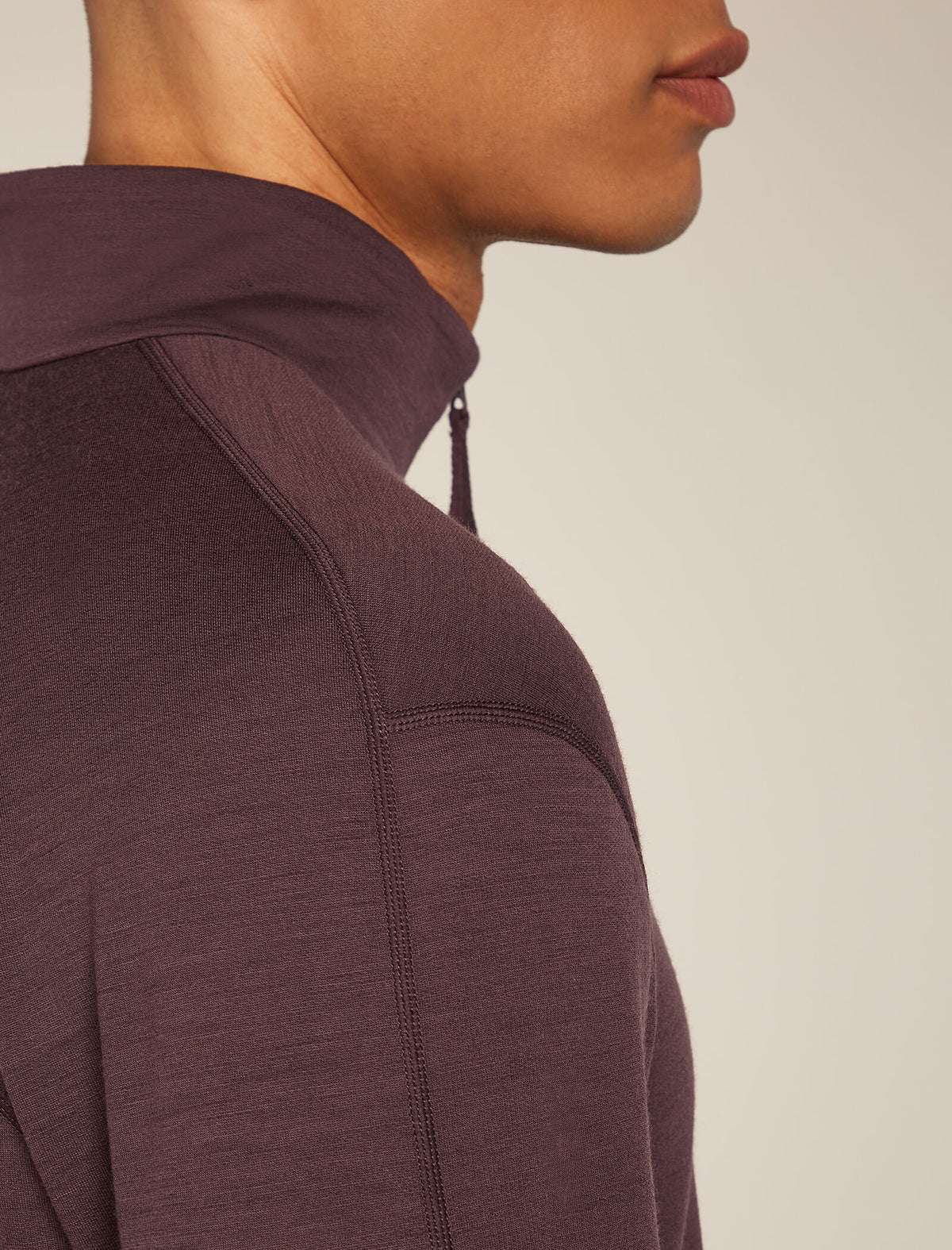 Men’s Merino 360 Realfleece™ Elemental Long Sleeve Half Zip Top Java - 7