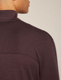 Men’s Merino 360 Realfleece™ Elemental Long Sleeve Half Zip Top Java - 8