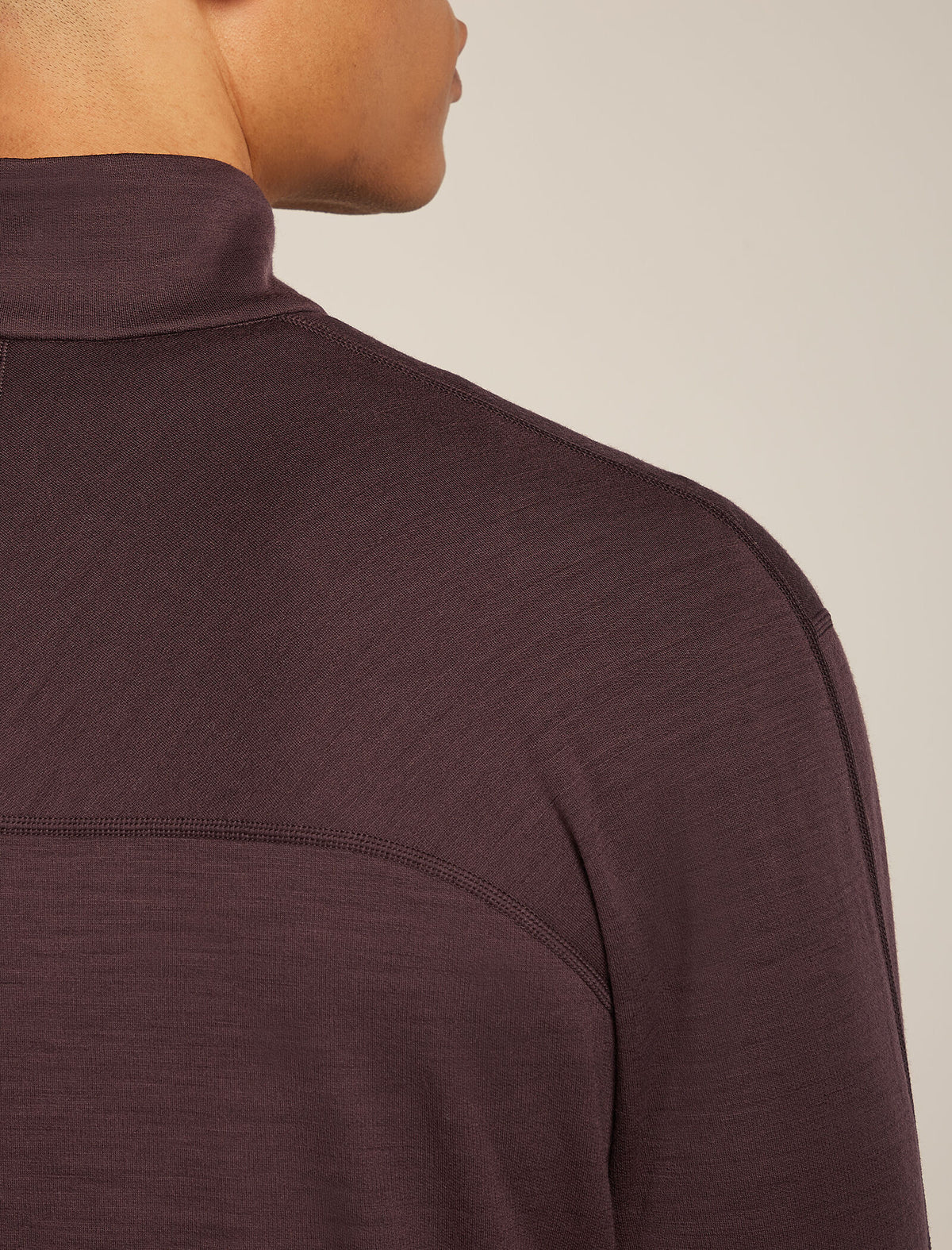 Men’s Merino 360 Realfleece™ Elemental Long Sleeve Half Zip Top Java - 8