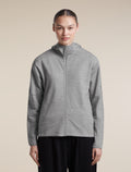 Women's Merino 360 RealFleece™  Elemental Long Sleeve Zip Hoodie Metro Heather - 1