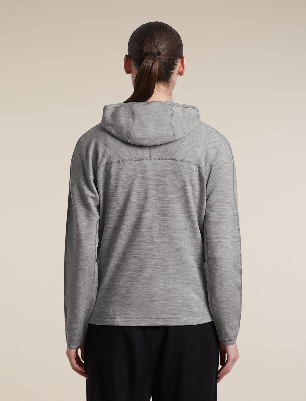 Women's Merino 360 RealFleece™  Elemental Long Sleeve Zip Hoodie Metro Heather - 2