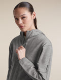 Women's Merino 360 RealFleece™  Elemental Long Sleeve Zip Hoodie Metro Heather - 6