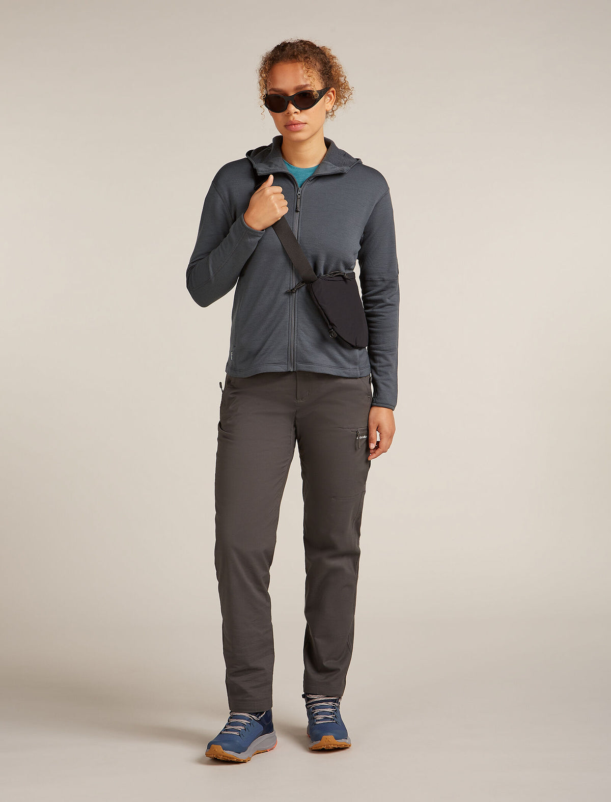 Women’s Merino 360 Realfleece™ Elemental Long Sleeve Zip Hoodie Obsidian - 4
